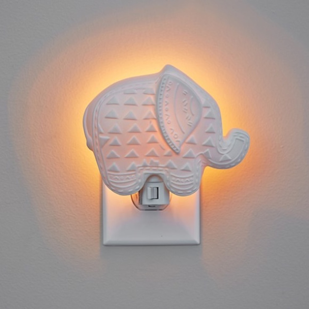 Pottery Barn Kids - ceramic elephant nightlight